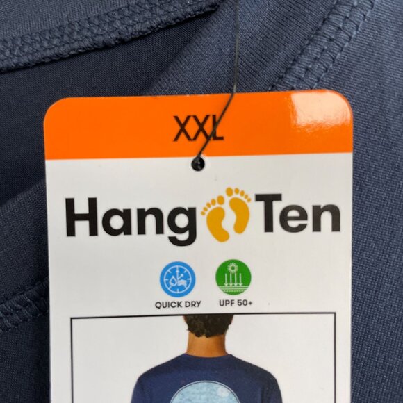 NEW Hang Ten Men's XXL UPF 50+ Quick Dry Long Sleeve Shirt - Picture 6 of 8
